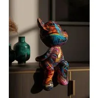 MF Comicfigur Dekofigur Psycoro Streetart Bär modern bunt Höhe 23,5cm (1 St)