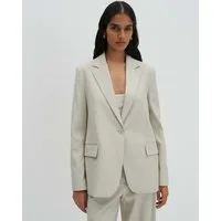 someday Longblazer Nulani Lockere Passform mit Ein-Knopf-Verschluss und Pattentaschen