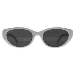 Ray-Ban RB4457D Bio Based 677287 poliert weiÃŸ dunkelgrau Sonnenbrille