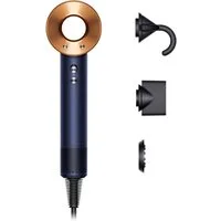 DYSON Haartrockner Dyson Supersonic™ Strait+Wavy Nachtblau/Kupfer, 1600 W, Schnelles Trocknen ohne extreme Hitze
