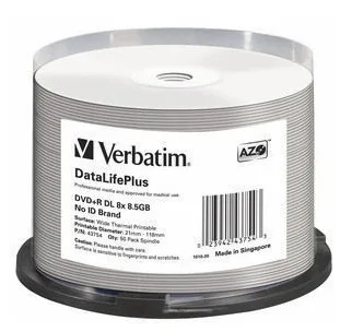 Verbatim DataLifePlus Professional | 43754 | 50 x DVD+R