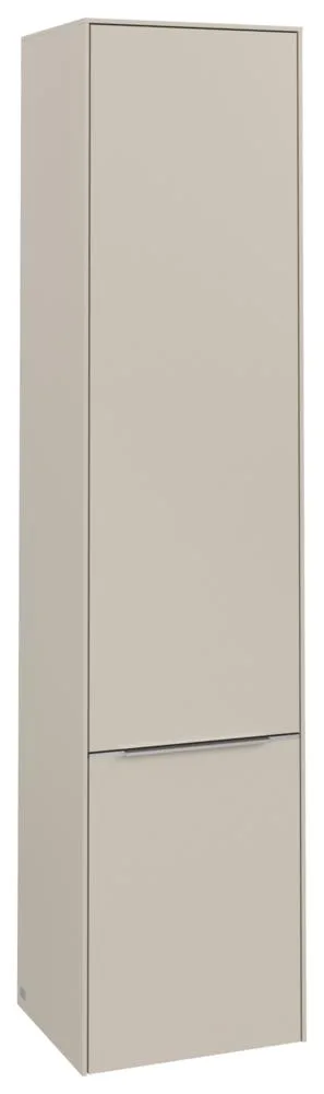 Villeroy & Boch Subway 3.0 Hochschrank, 2 Türen, 400 x 1710 x 346,5 mm, Cashmere Grey / Cashmere Gre C58600VN