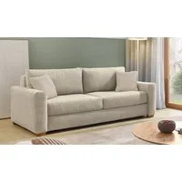 Jockenhöfer Gruppe Schlafsofa Micha, B: 237 cm, Liegefl. 155x197 cm, mit Bettfunktion, Bettkasten & Zierkissen
