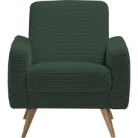 exxpo - sofa fashion Sessel Samso, Loungesessel, elegant und bequem, aktueller Cord Bezug
