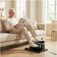 SPORTNOW Ellipsentrainer Mini Elektrischer Untertisch Crosstrainer (Pedaltrainer, 1-tlg., Untertisch Crosstrainer), für Senioren Büro