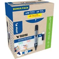 PILOT Whiteboard Marker PILOT V-Board Master Greenpack Whiteboard-Marker-Set schwarz 20 - 50 m