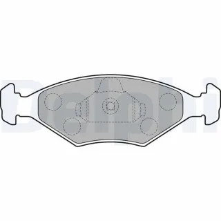 Delphi Bremsbel?ge vorne Fiat Palio LP1854