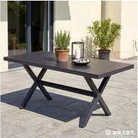 BRAST Gartenlounge-Set Aluminium Adria, viele Varianten & Module, (Loungemöbel Essgruppe Gartenmöbel, bis zu 5 Personen, Sofa Sessel Tisch), Esstisch