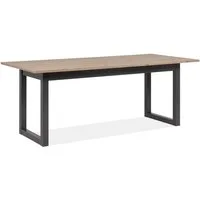 freiraum Esstisch Denver, in Artisan Oak / anthrazit - 200x75x90cm (BxHxT)