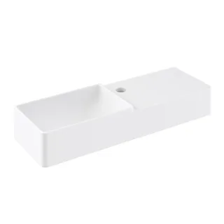 Cosmic Fancy Waschbecken Links Ohne Ablaufgarnitur 60x20x15 cm, Matt, 747021000 747021000