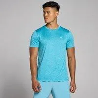 MP Herren Tempo Meliertes T-Shirt – Cyan - XS