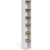 Vicco Hochschrank Viktor, Weiß/Artisan, 30 x 188.6 cm (1-St)