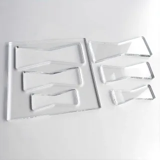 Butterflies Router Template Set Transparent Acrylic Butterflies Template Multiple Sizes Thick Clear Router Template for
