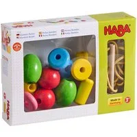 Haba Lernspielzeug Fädelspiele, spielend lernen und zuordnen