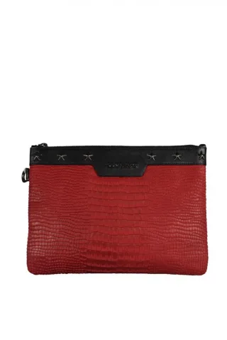 Jimmy Choo Derek clutch Rot