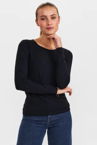 Nümph - NUKAZUMI LS BLOUSE - Gr. - XS