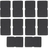 McFilter Ersatzfilter (10 Stück) Schwammfilter geeignet für Beko 2964840100 Blomberg TKF7451, Zubehör für Trockner Wärmepumpentrockner, Filtermatte, 240 x 155 x 11mm, Schaumstoff, Kondenstrockner