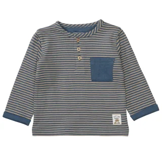 STACCATO - Kn.-Shirt hazelnut str. - Gr. - 80