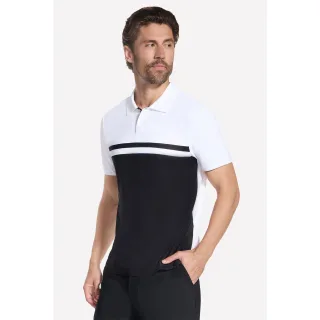 Skechers Ace Tour Polo Polyester Herren Polo-Shirt Weiß