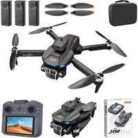 Goldstern-Tech RC-Quadrocopter S158 MAX (GPS-Drohne, Full-HD Videoübertragung), Bildschirm-Controller, Headless-Modus & Auto-Return