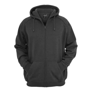 Urban Classics - Kapuzenpullover Mit Reißverschluss für Herren (Holzkohle)