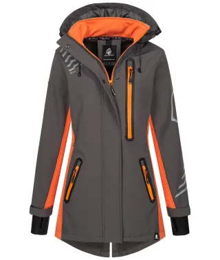 Rock Creek Softshellmantel Anthrazit