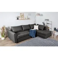 COLLECTION AB Ecksofa Jana XL L-Form, B: 250 cm, Bettfunktion, Bettkasten & 1 Zierkissen, Federkern