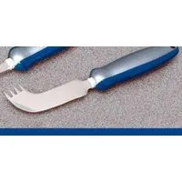 DocMed Besteck-Set Einhandbesteck vereint die Funktionen von Messer und Gabel (1-tlg), innovativ und multifunktional, Komfort beim Essen