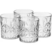van Well Glas Wassergläser 230 ml Marc, 4 Stück, 4-tlg., Glas, Kristalloptik, spülmaschinengeeignet