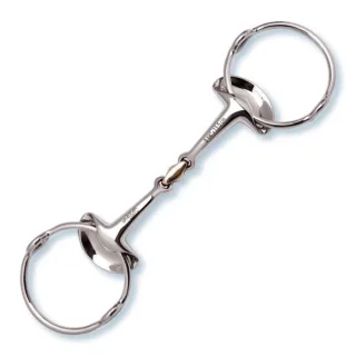 Gebiss ST Silver Wings Gag doppelt gebrochen