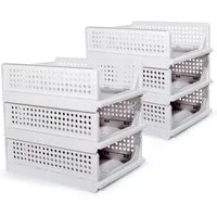 Zedelmaier Organizer Schrank-Organizer Kleiderschrank Schublade faltbare Aufbewahrungsbox (Set, 6 St)