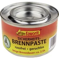 favorit Brennpaste Favorit Sicherheitsbrennpaste in der Dose 200 g, 0.2 l