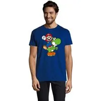 Blondie & Brownie T-Shirt Herren Yoshi & Mario Konsole Super Retro Kosole Luigi