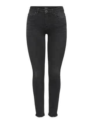 ONLY - ONLBLUSH MID SK ANK RW DNM REA1099 NOOS Black Denim - Gr. - L