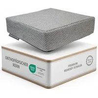 Stoffschmiede Sitzkissen Sitzerhöhung - orthopädisches Sitzkissen mit Memory Foam - 40x40x10cm, Ergonomisches Sitzkissen Stuhl als Sitzerhöhung und Aufstehhilfe