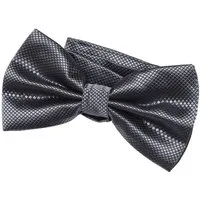 DonDon Fliege DonDon Herren Fliege 12 x 6 cm gebunden (Packung, 1-St) bereits gebunden, verstellbar, Seidenlook