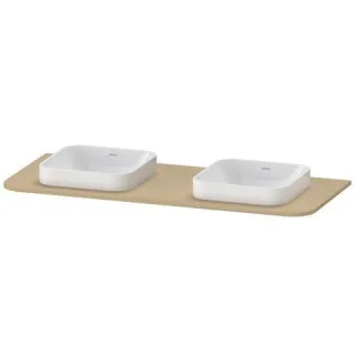 Duravit Happy D.2 Plus Konsole Mediterrane Eiche Matt 1300x550x16 mm - HP032KB7171 HP032KB7171