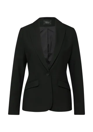 s.Oliver BLACK LABEL - Indoor-Blazer schwarz - Gr. - 46