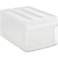 ROTHO Schubladenbox Stapelbare Schublade 10l mit Gummifüsschen