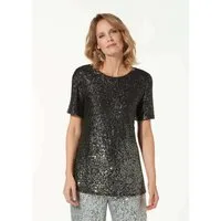 cable & gauge T-Shirt Elegantes Shirt mit Pailletten
