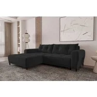 99rooms Ecksofa Massimo, Sofa L-Form, Eckcouch, mit Schlaffunktion,Rundumbezug, in Cordstoff POSO