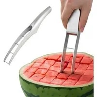 FELIXLEO Obstschneider Wassermelonen Schneider Edelstahl Melonen Messer Obstschneider, (1-tlg)