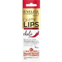 Eveline Cosmetics Lipgloss Oh My Lips Lip Maximizer Lipgloss mit Hyaluronsäure Chili 4.5ml