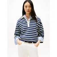Tommy Hilfiger Sweatshirt GOLD BUTTON RUGBY TERRY SWTSHRT