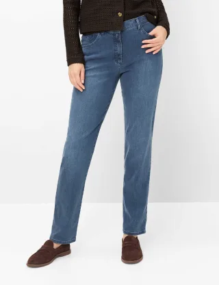 Raphaela by Brax Damen Five-Pocket-Hose Style CORRY STONED SLIGHTLY USED, denim blau, Gr. 36