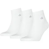 Calvin Klein Kurzsocken CK MEN QUARTER (3 Paar) Rippenbündchen, Cotton-Mix, elastisch