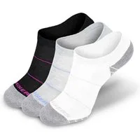 Skechers Arbeitssocken Socken Herren Damen Multi Pack - Mesh Belüftungstechnologie (3er, 6er Pack und 12er Pack) Robustes Material und bequemer Tragekomfort - Gepolstertes Fußbett