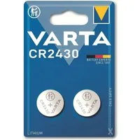 VARTA Varta Electronics Knopfzelle Lithium CR2430 3 V (2er Blister) Knopfzelle