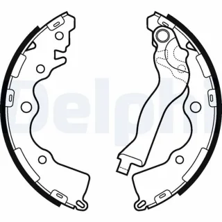 Delphi Bremsbacken hinten Kia Cerato LS2110