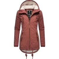 Ragwear Winterjacke Zuzka Winter Wasserdichter Winterparka mit Teddyfleece Innenfutter